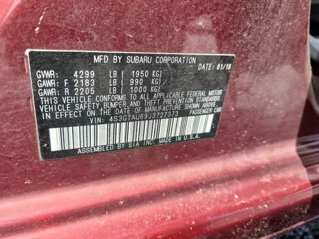 2018 SUBARU IMPREZA LIMITED  