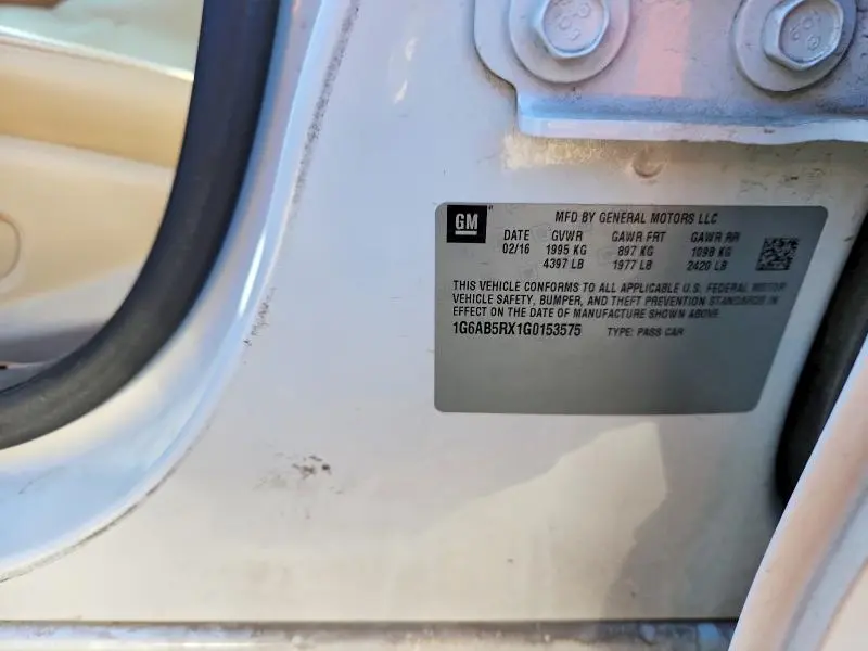 2016 CADILLAC ATS LUXURY  