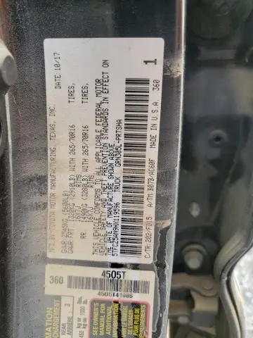 2017 TOYOTA TACOMA DOUBLE CAB