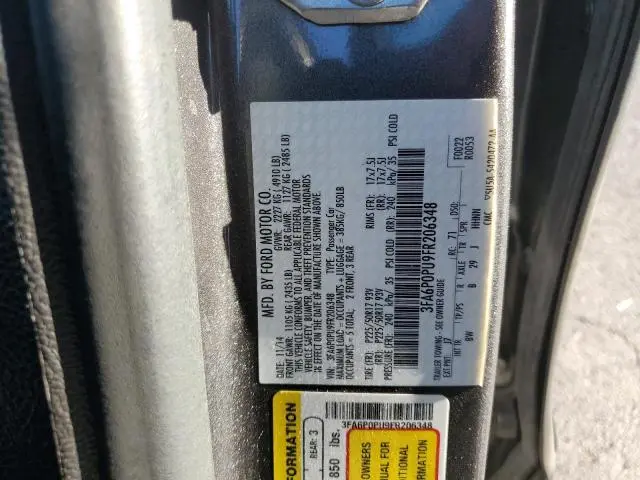 2015 FORD FUSION SE PHEV  