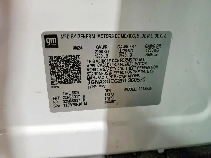 2024 CHEVROLET EQUINOX LT  