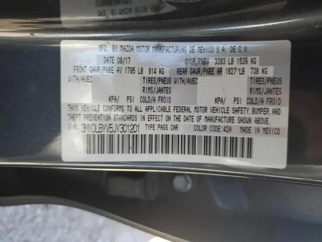 2018 TOYOTA YARIS IA   