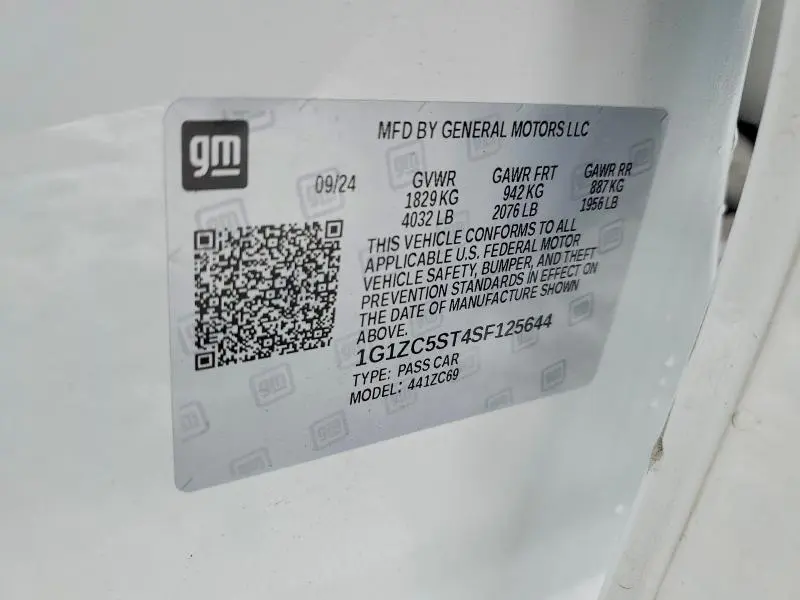 2025 CHEVROLET MALIBU LS  