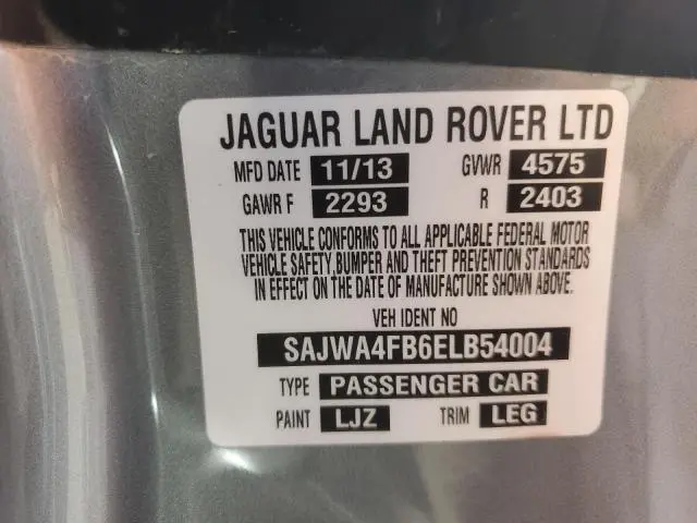 2014 JAGUAR XK   