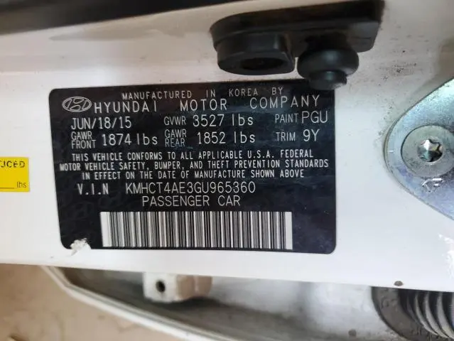 2016 HYUNDAI ACCENT SE  