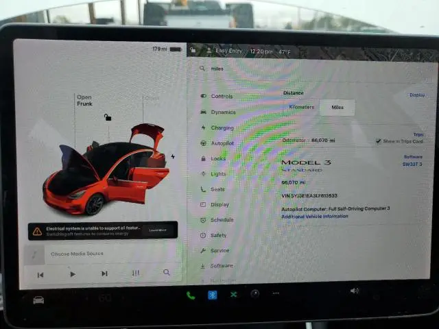 2020 TESLA MODEL 3 