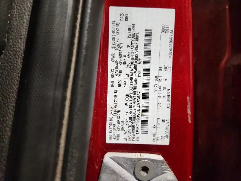 2014 FORD ESCAPE TITANIUM  