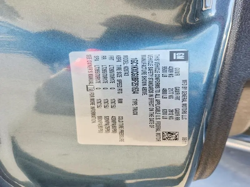 2011 CHEVROLET SILVERADO K2500 HEAVY DUTY LT  