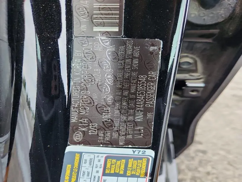 2014 KIA FORTE EX  