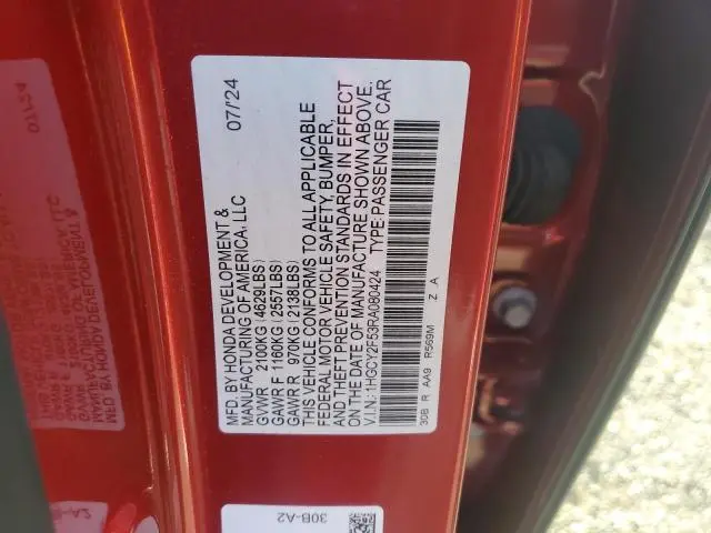 2024 HONDA ACCORD HYBRID SPORT  