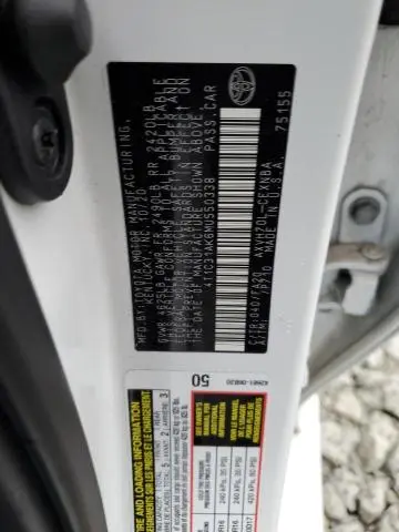 2021 TOYOTA CAMRY LE  