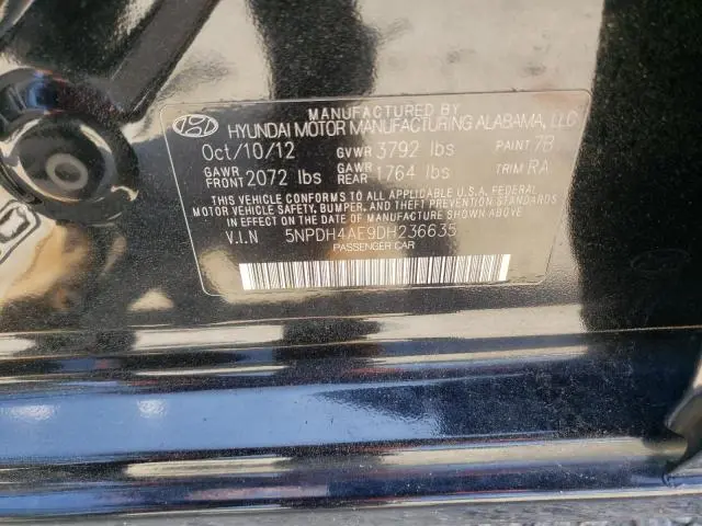 2013 HYUNDAI ELANTRA GLS