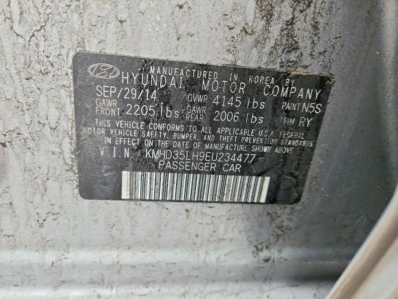 2014 HYUNDAI ELANTRA GT BASE  