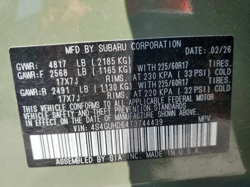 2026 SUBARU CROSSTREK PREMIUM  