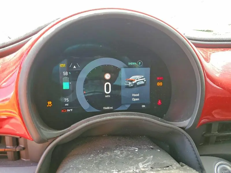 2024 FIAT 500 E RED  