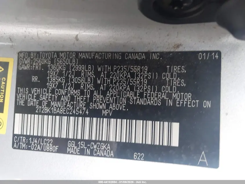 2014 LEXUS RX 350 F SPORT