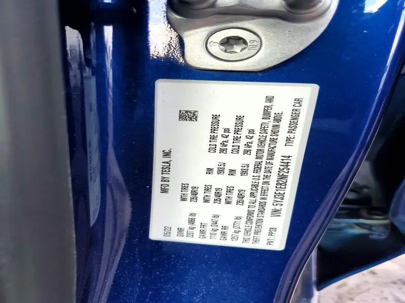 2022 TESLA MODEL 3   