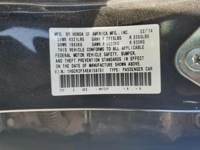 2014 HONDA ACCORD SPORT  
