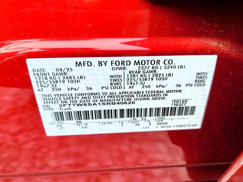 2025 FORD MAVERICK LARIAT  