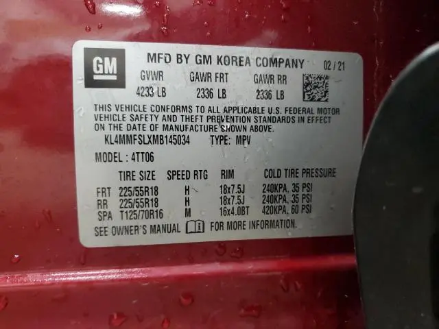 2021 BUICK ENCORE GX ESSENCE  