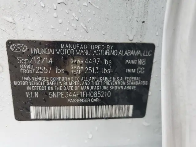 2015 HYUNDAI SONATA SPORT  