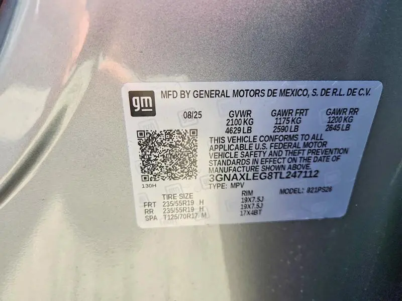 2026 CHEVROLET EQUINOX RS  