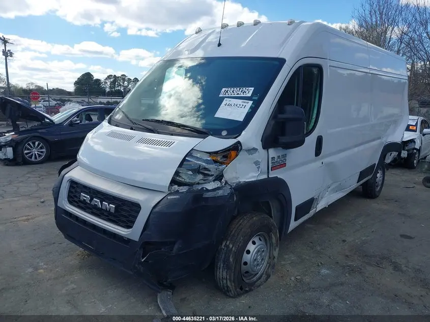 2021 RAM PROMASTER 3500 CARGO VAN HIGH ROOF 159 WB EXT