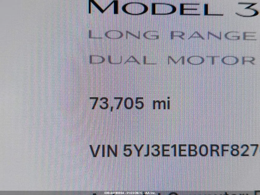 2024 TESLA MODEL 3 LONG RANGE DUAL MOTOR ALL-WHEEL DRIVE