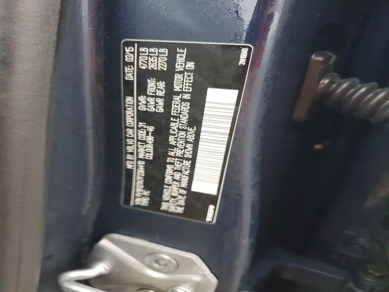 2015 VOLVO S60 PREMIER  