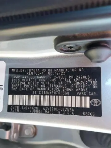 2023 TOYOTA CAMRY LE  