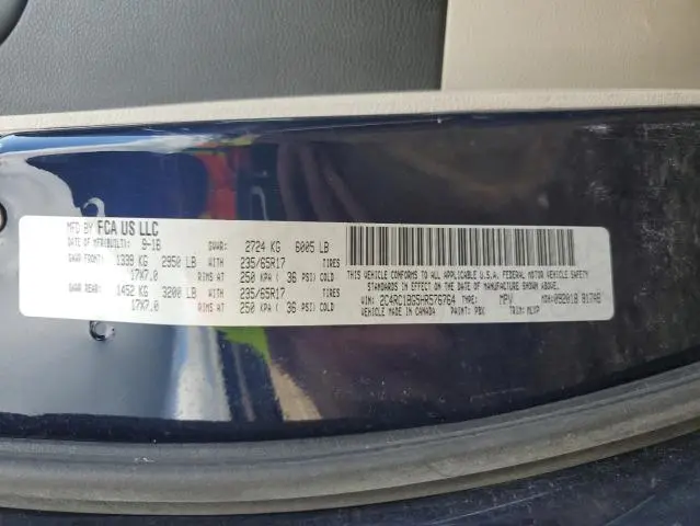 2017 CHRYSLER PACIFICA TOURING L  