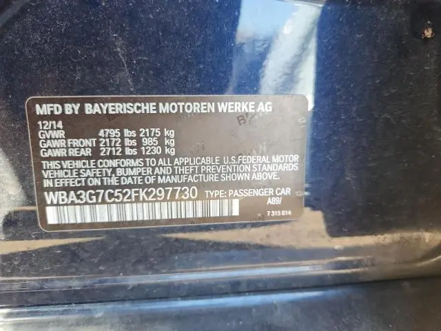 2015 BMW 328 XI  