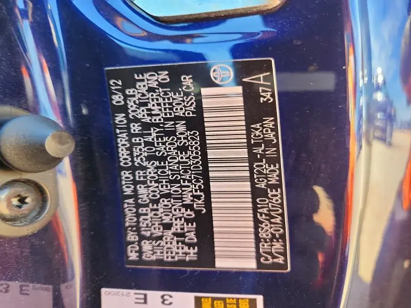 2013 SCION TC BASE  