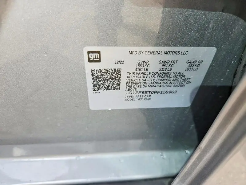 2023 CHEVROLET MALIBU PREMIER  