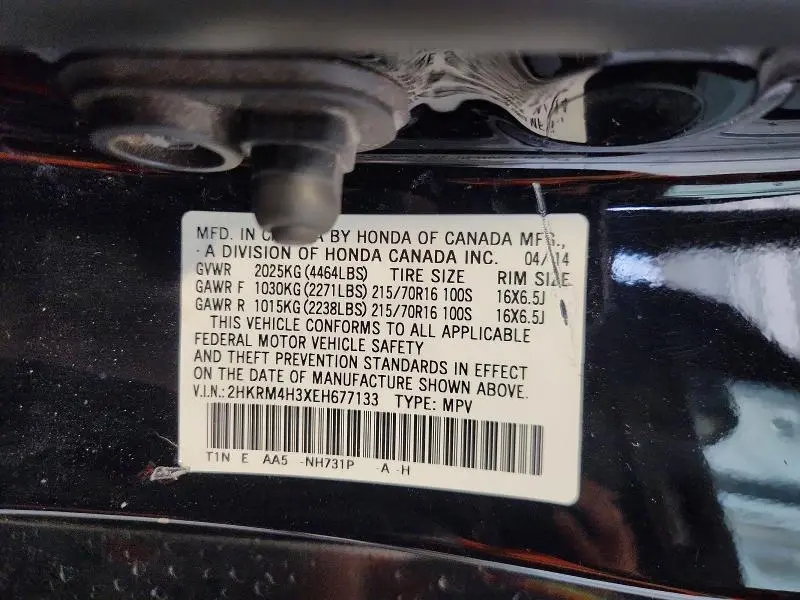 2014 HONDA CR-V LX  