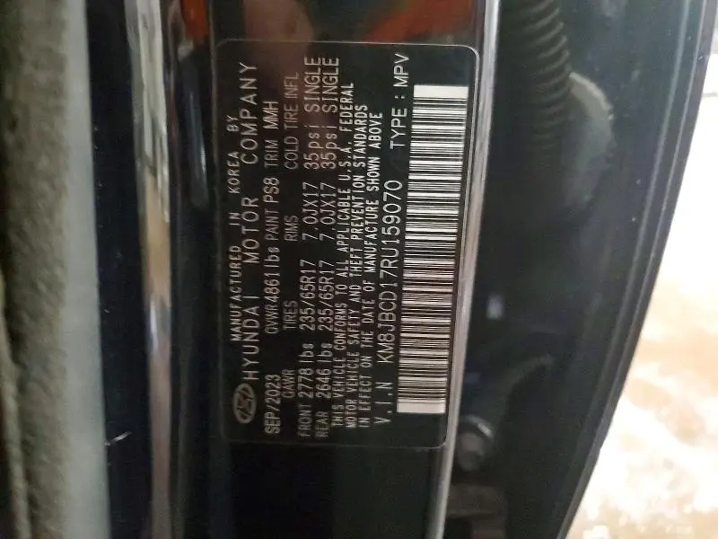 2024 HYUNDAI TUCSON BLUE  