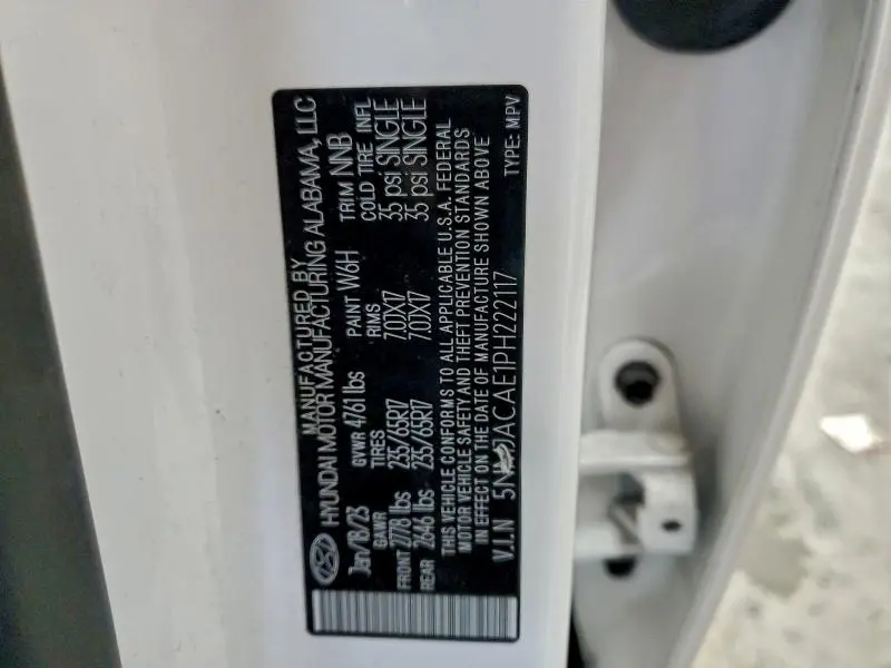 2023 HYUNDAI TUCSON SE  