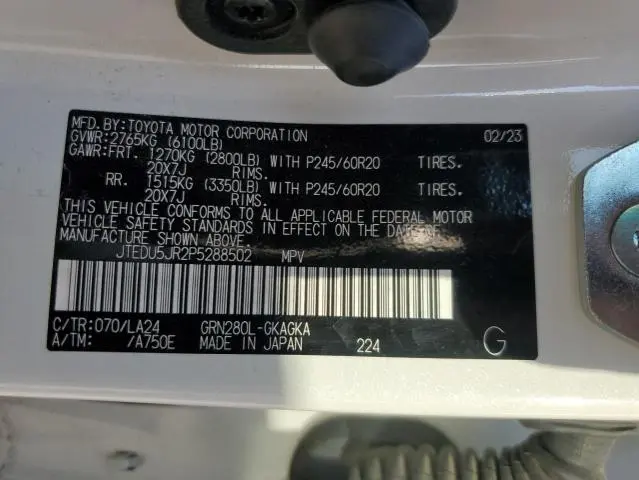 2023 TOYOTA 4RUNNER LIMITED  