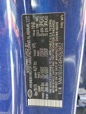 2023 HYUNDAI TUCSON SEL  