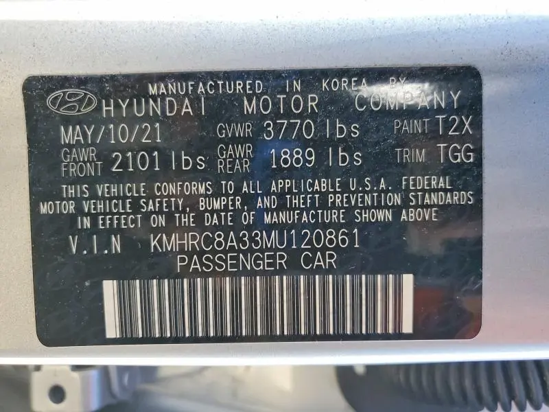2021 HYUNDAI VENUE SEL  