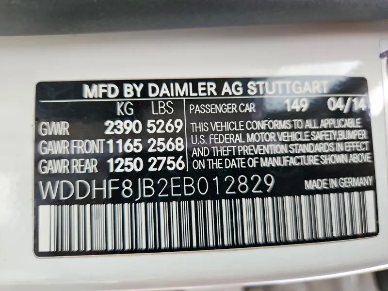 2014 MERCEDES-BENZ E 350 4MATIC  