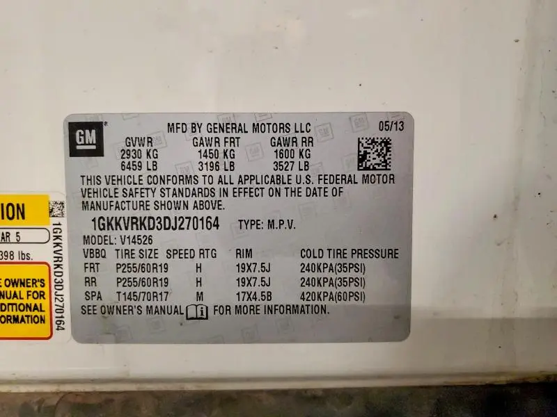 2013 GMC ACADIA SLT-1  