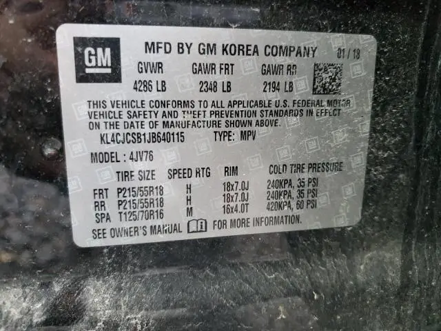 2018 BUICK ENCORE ESSENCE  