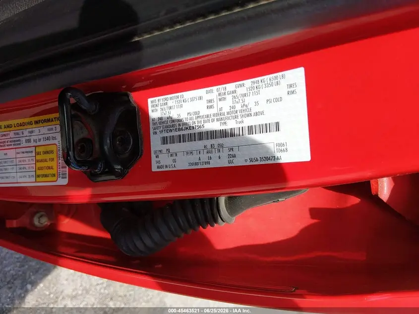 2018 FORD F-150 XL/XLT