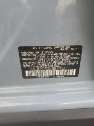 2018 SUBARU CROSSTREK PREMIUM  