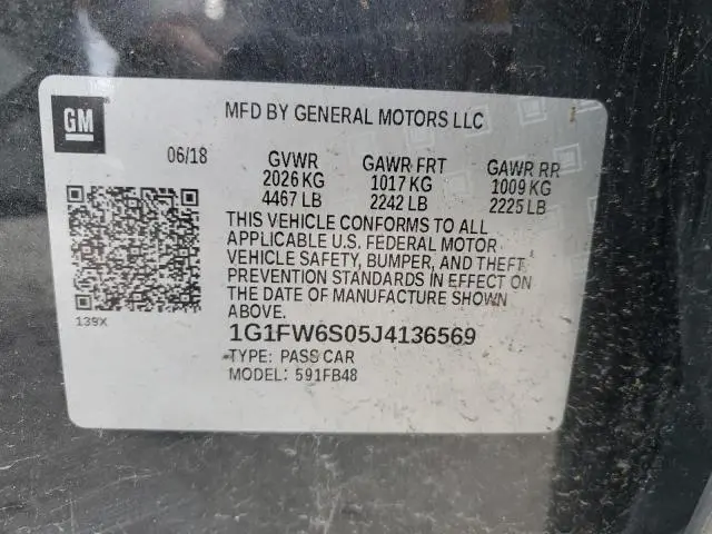 2018 CHEVROLET BOLT EV LT