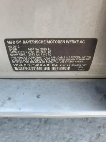 2013 BMW 328 I SULEV  