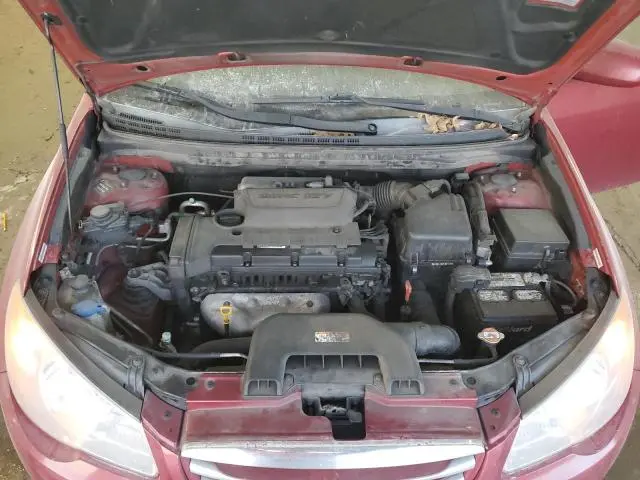 2010 HYUNDAI ELANTRA BLUE  