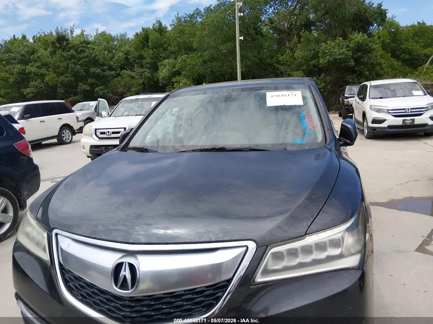 2016 ACURA MDX ACURAWATCH PLUS PACKAGE