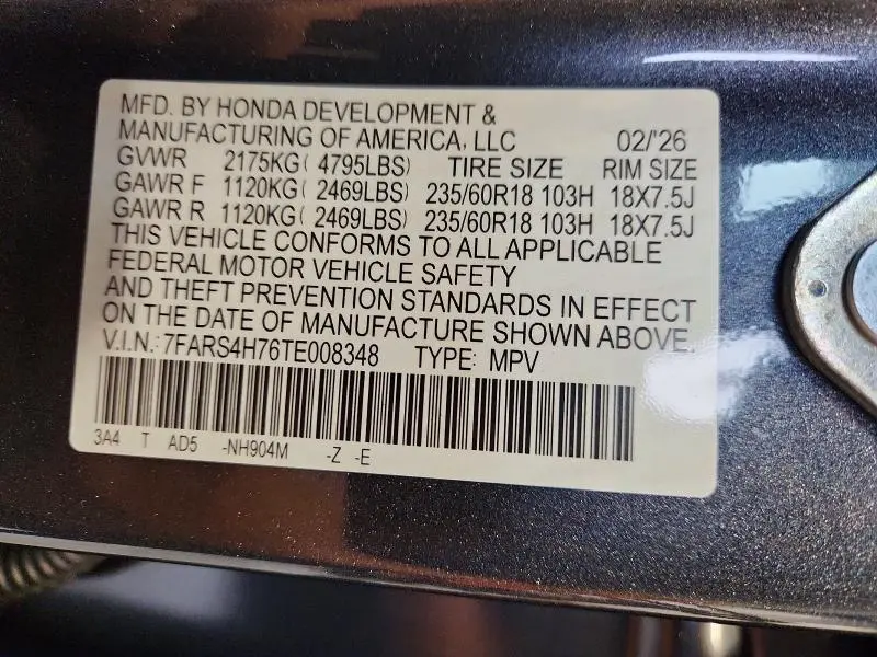 2026 HONDA CR-V EXL  